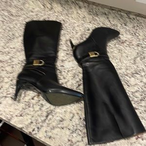 Great condition black Calvin Klein heeled boots